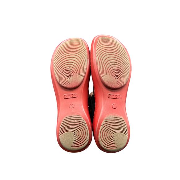 ❤️ Naot Women 10 Black Red Leather Mary Jane Shoes – Comfort Platform Clogs - Picture 8 of 9